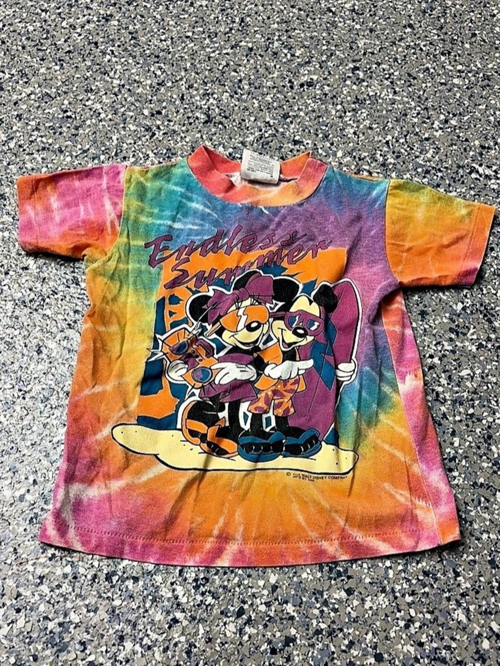 Disney Tie-Dye Graphic Tee Size 6